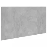 betonszürke szerelt fa ágyfejtámla 160 x 1,5 x 80 cm