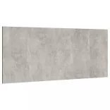 betonszürke szerelt fa ágyfejtámla 200x1,5x80 cm
