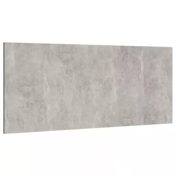 betonszürke szerelt fa ágyfejtámla 200x1,5x80 cm