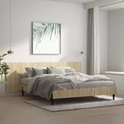   sonoma tölgy színű szerelt fali fejtámla 240 x 1,5 x 80 cm
