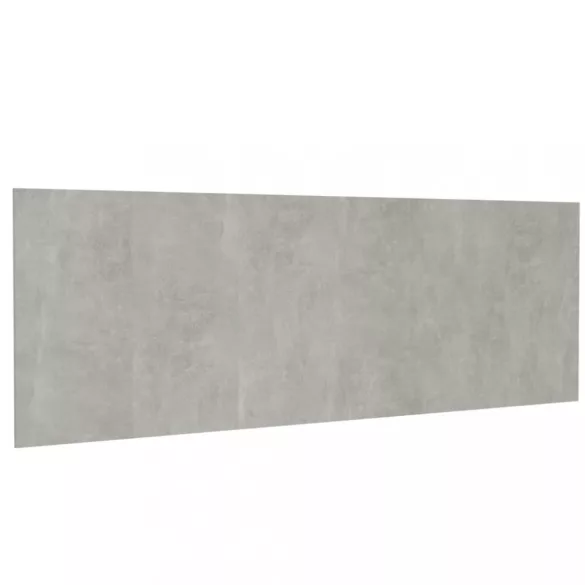 betonszürke szerelt fali fejtámla 240 x 1,5 x 80 cm
