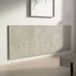 betonszürke szerelt fali fejtámla 240 x 1,5 x 80 cm