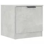 2 db betonszürke éjjeliszekrény 40 x 39 x 40 cm