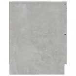 2 db betonszürke szerelt fa éjjeliszekrény