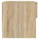 2 db sonoma-tölgyszínű szerelt fa éjjeliszekrény