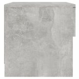 2 db betonszürke szerelt fa éjjeliszekrény