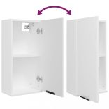 fehér fali fürdőszobaszekrény 32x20x67 cm