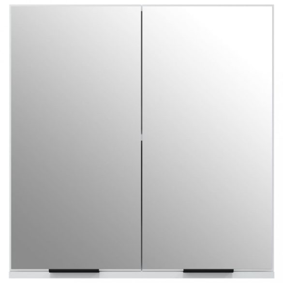 fehér tükrös fürdőszobaszekrény 64 x 20 x 67 cm