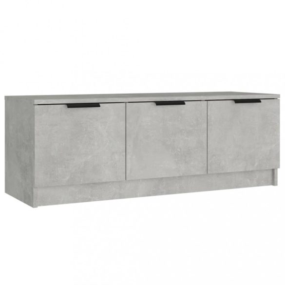 betonszürke szerelt fa TV-szekrény 102 x 35 x 36,5 cm