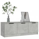 betonszürke szerelt fa TV-szekrény 102 x 35 x 36,5 cm
