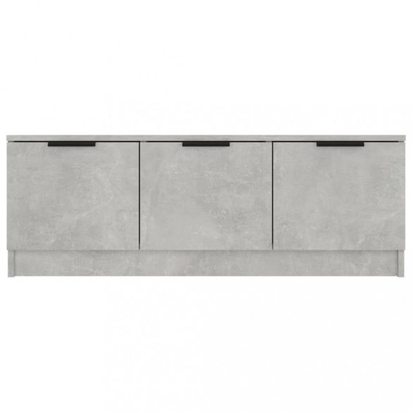 betonszürke szerelt fa TV-szekrény 102 x 35 x 36,5 cm