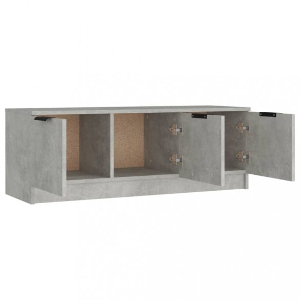 betonszürke szerelt fa TV-szekrény 102 x 35 x 36,5 cm