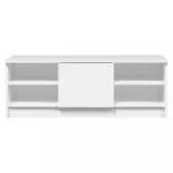 fehér szerelt fa TV-szekrény 102 x 35,5 x 36,5 cm
