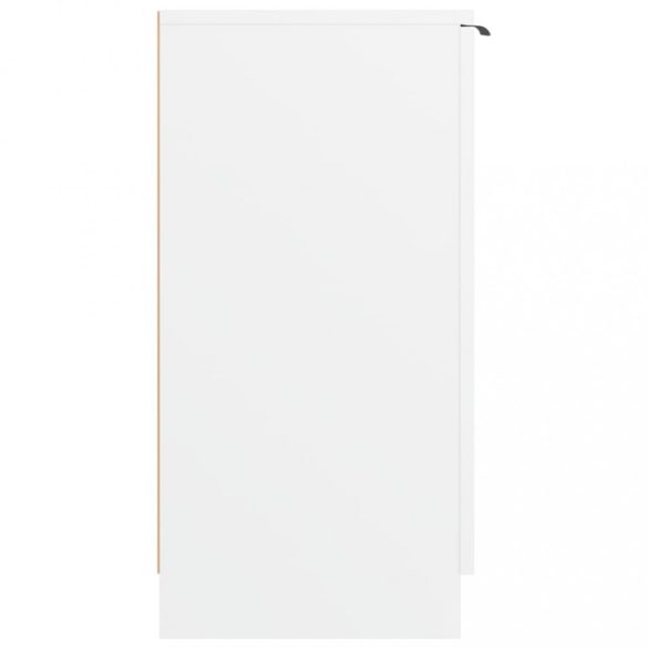 füstös tölgyszínű szerelt fa cipősszekrény 59 x 35 x 70