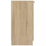 sonoma-tölgyszínű szerelt fa cipősszekrény 59 x 35 x 70