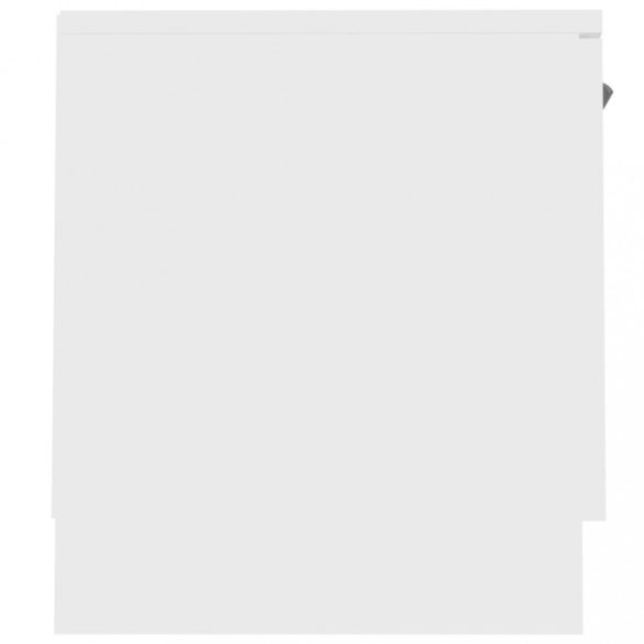 fehér, préselt fából készült TV-szekrény 140 x 35 x 40 cm