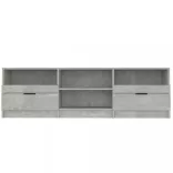 betonszürke szerelt fa TV-szekrény 69,5x30x50 cm
