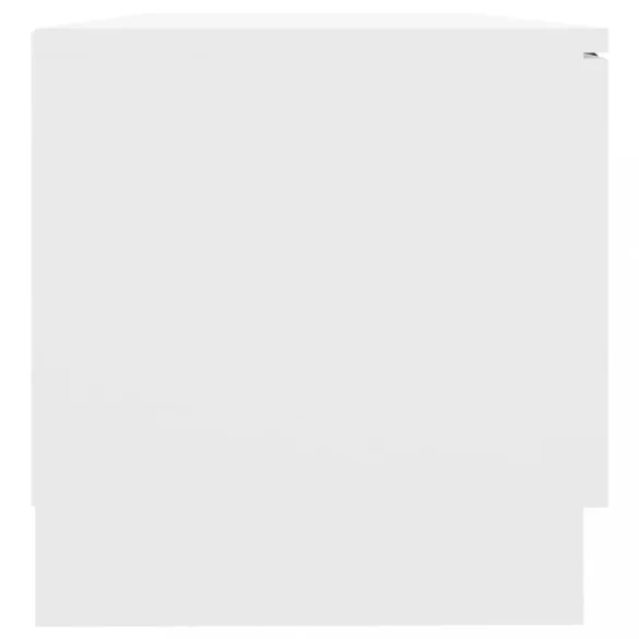 2 db fehér szerelt fa TV-szekrény 80 x 35 x 36,5 cm