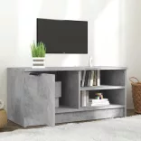 betonszürke szerelt fa TV-szekrény 80x35x36,5 cm