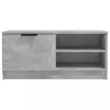 betonszürke szerelt fa TV-szekrény 80x35x36,5 cm