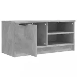 betonszürke szerelt fa TV-szekrény 80x35x36,5 cm