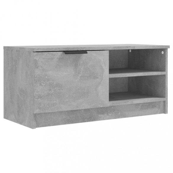 2 db betonszürke szerelt fa TV-szekrény 80x35x36,5 cm