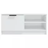 fehér magasfényű szerelt fa TV-szekrény 80x35x36,5 cm