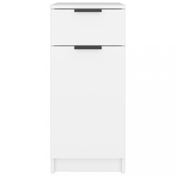 fehér szerelt fa íróasztalszekrény 33,5 x 50 x 75 cm