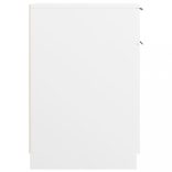 fehér szerelt fa íróasztalszekrény 33,5 x 50 x 75 cm