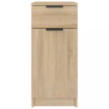 sonoma-tölgy szerelt fa íróasztalszekrény 33,5x50x75 cm