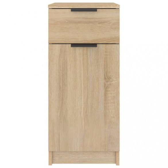 sonoma-tölgy szerelt fa íróasztalszekrény 33,5x50x75 cm