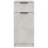 betonszürke szerelt fa íróasztalszekrény 33,5 x 50 x 75 cm