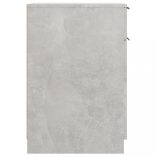 betonszürke szerelt fa íróasztalszekrény 33,5 x 50 x 75 cm