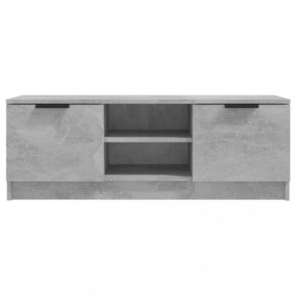 betonszürke szerelt fa TV-szekrény 102 x 35 x 36,5 cm