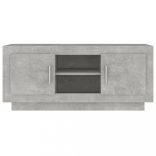 betonszürke szerelt fa TV-szekrény 102x35x45 cm