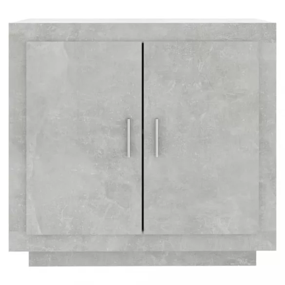 betonszürke szerelt fa tálalóasztal 80 x 40 x 75 cm