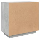 betonszürke szerelt fa tálalóasztal 80 x 40 x 75 cm