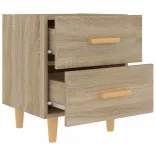 sonoma-tölgy színű éjjeliszekrény 40 x 35 x 47,5 cm