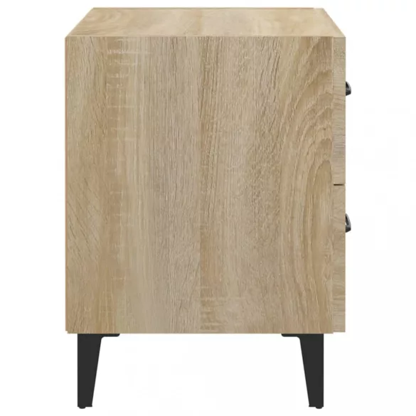 sonoma-tölgy színű éjjeliszekrény 40 x 35 x 47,5 cm