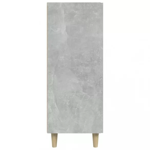 betonszürke szerelt fa tálalószekrény 69,5 x 34 x 90 cm