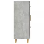 betonszürke szerelt fa tálalószekrény 69,5 x 34 x 90 cm