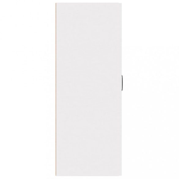 fehér szerelt fa függőszekrény 69,5 x 34 x 90 cm