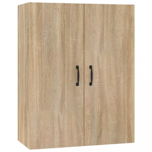 sonoma tölgy színű szerelt fa függőszekrény 69,5 x 34 x 90 cm