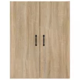 sonoma tölgy színű szerelt fa függőszekrény 69,5 x 34 x 90 cm