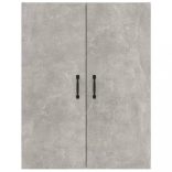 betonszürke szerelt fa függőszekrény 69,5 x 34 x 90 cm