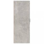 betonszürke szerelt fa függőszekrény 69,5 x 34 x 90 cm