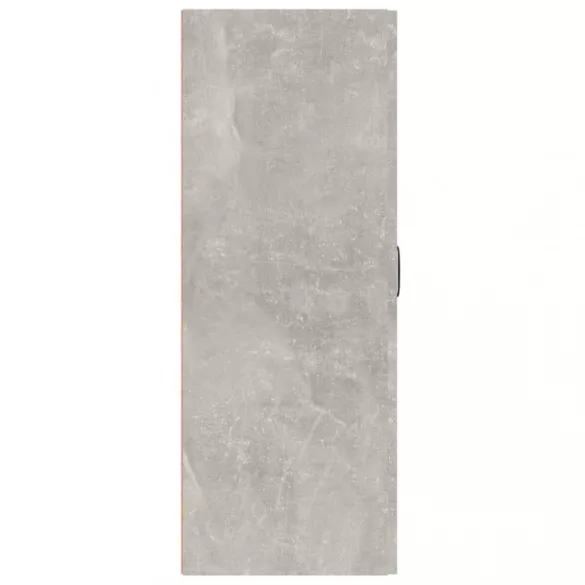 betonszürke szerelt fa függőszekrény 69,5 x 34 x 90 cm