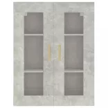 betonszürke függő faliszekrény 69,5 x 34 x 90 cm