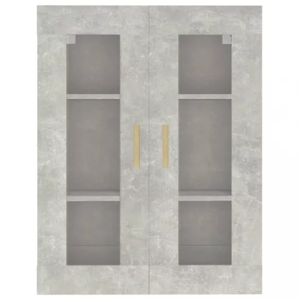 betonszürke függő faliszekrény 69,5 x 34 x 90 cm