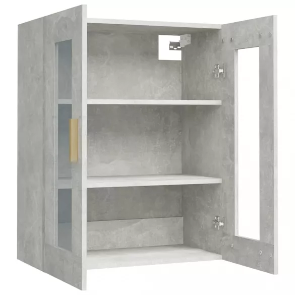 betonszürke függő faliszekrény 69,5 x 34 x 90 cm